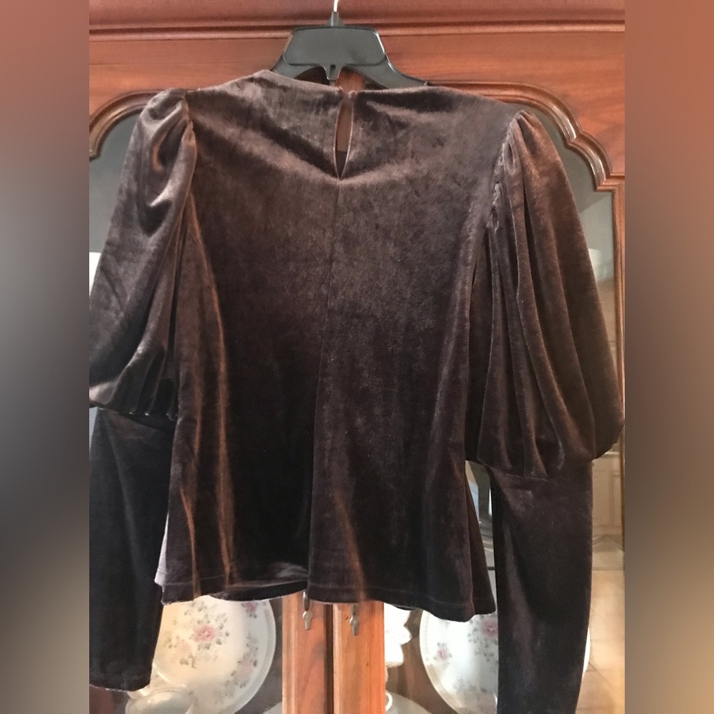 Sundays in Brooklyn ANTHRO velvet top